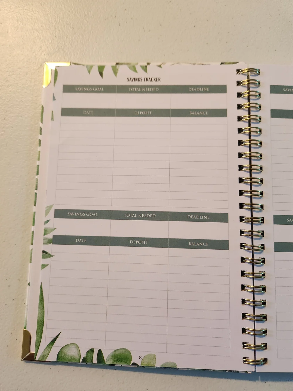Zicoto Green Budget Planner Notebook